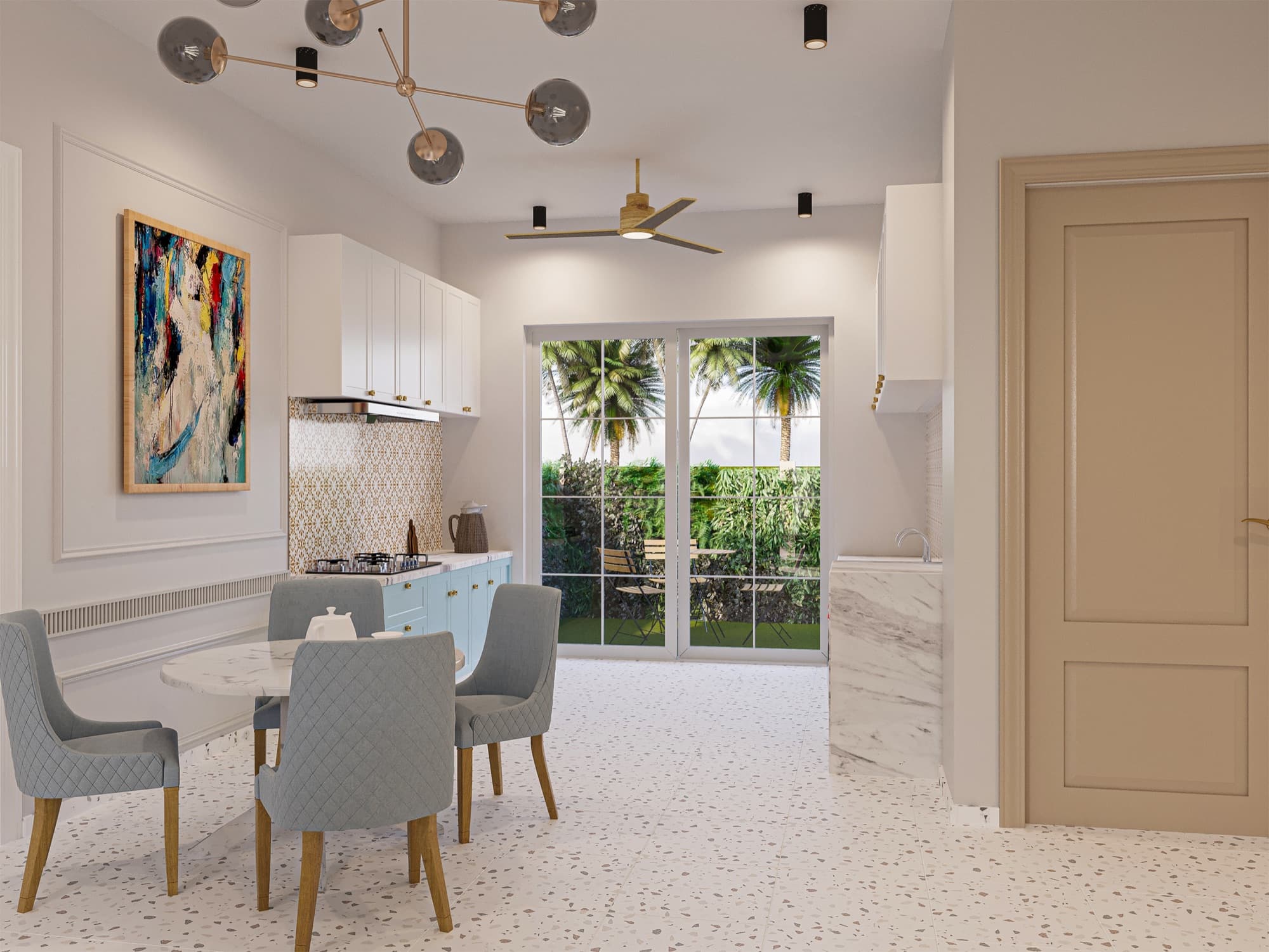 Interiors at Mmirari House