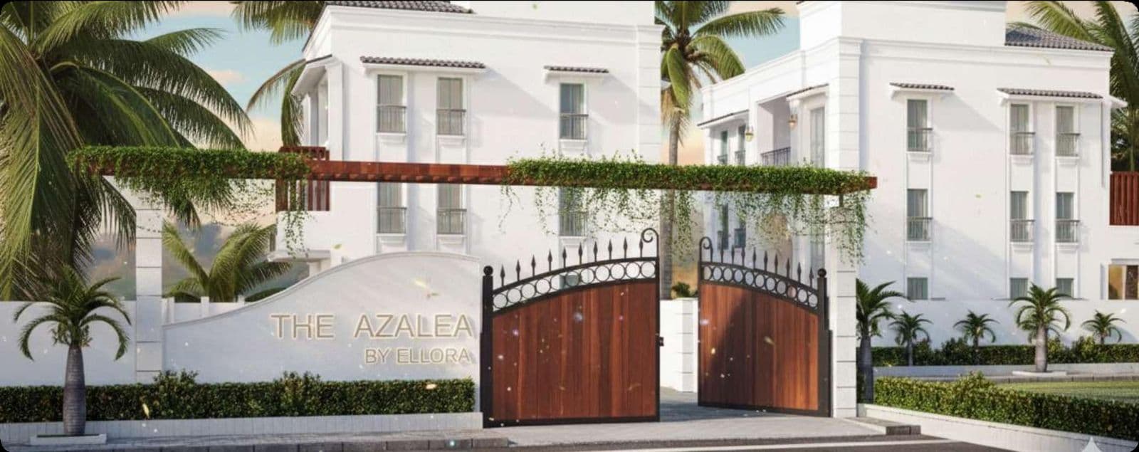 Entrance gate at Mmirari House